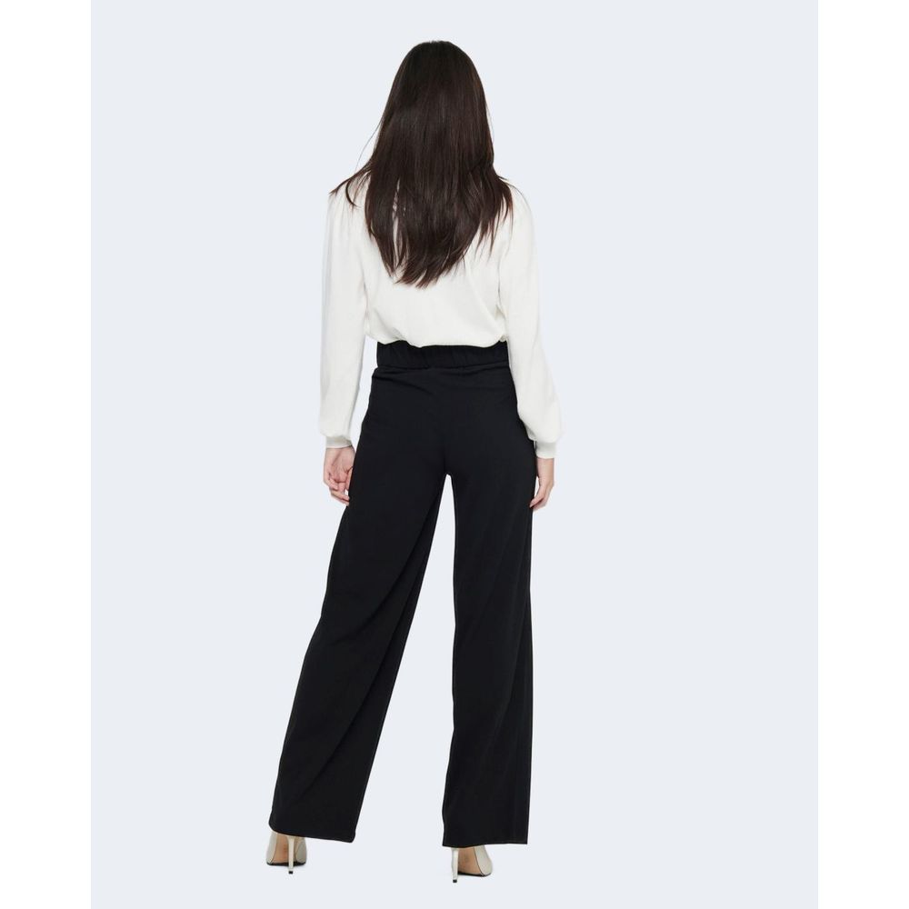 Jacqueline De Yong Black Polyester Jeans & Pant