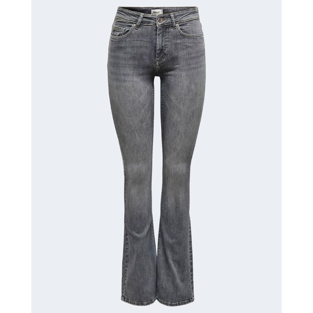 Only Gray Cotton Jeans & Pant