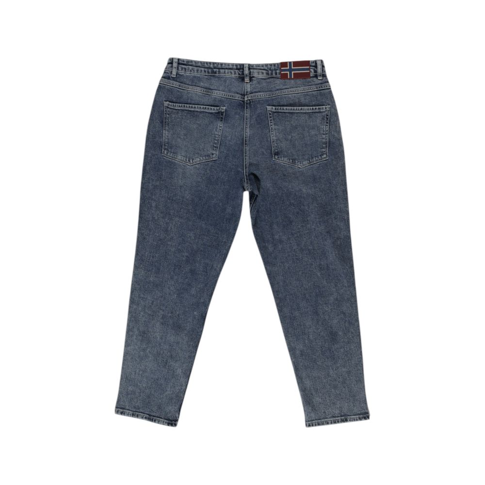 Napapijri Blue Cotton Jeans & Pant