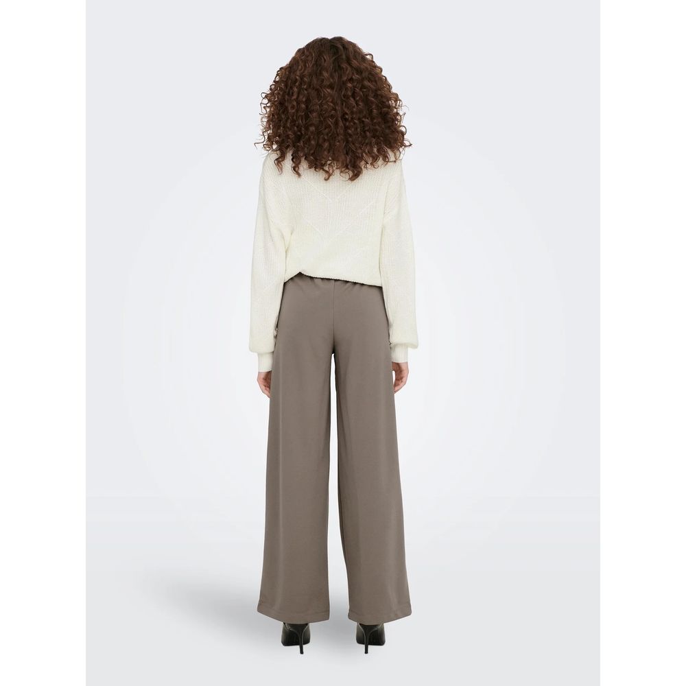 Jacqueline De Yong Gray Polyester Jeans & Pant