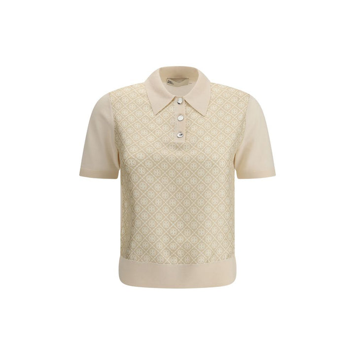 Tory Burch Wool and silk Polo Shirt