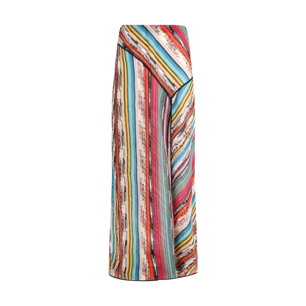 Missoni Semi-sheer lamé long Skirt