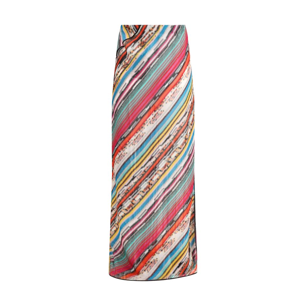 Missoni Semi-sheer lamé long Skirt