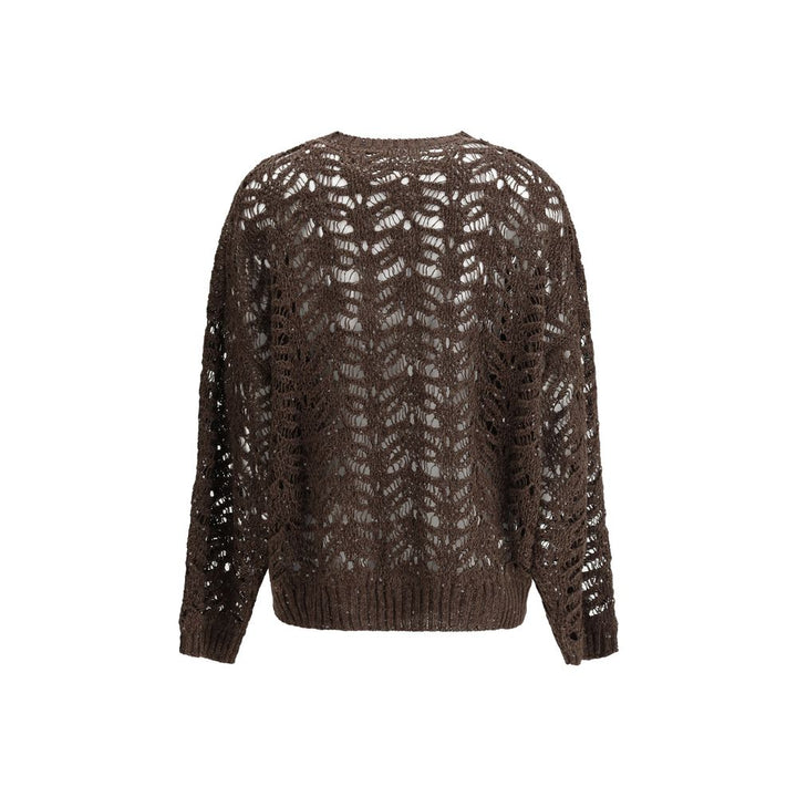 Brunello Cucinelli Perforated Sweater with sequins