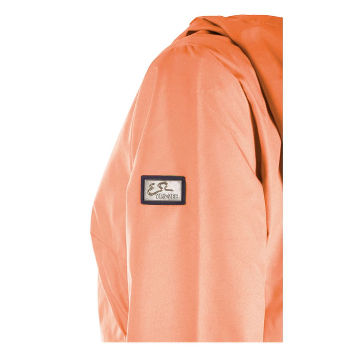 Yes Zee Orange Polyester Jackets & Coat