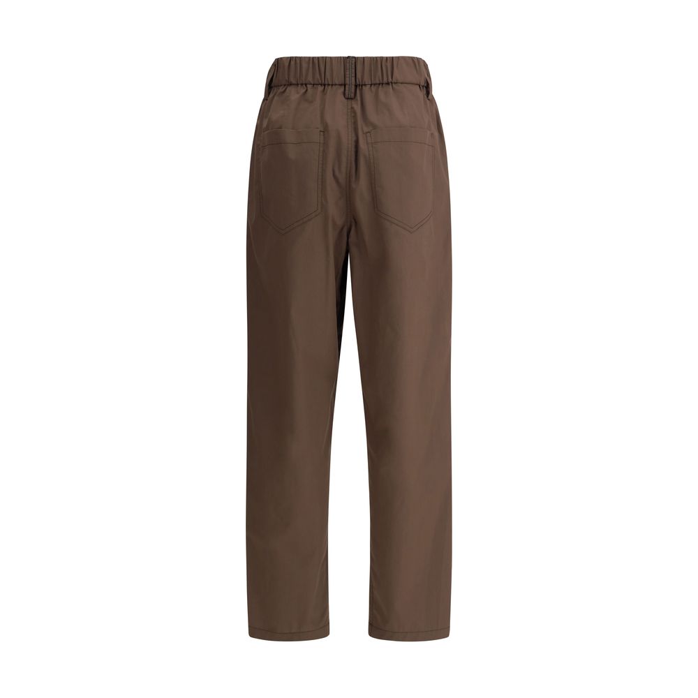 Brunello Cucinelli Cotton Elasticated Pants