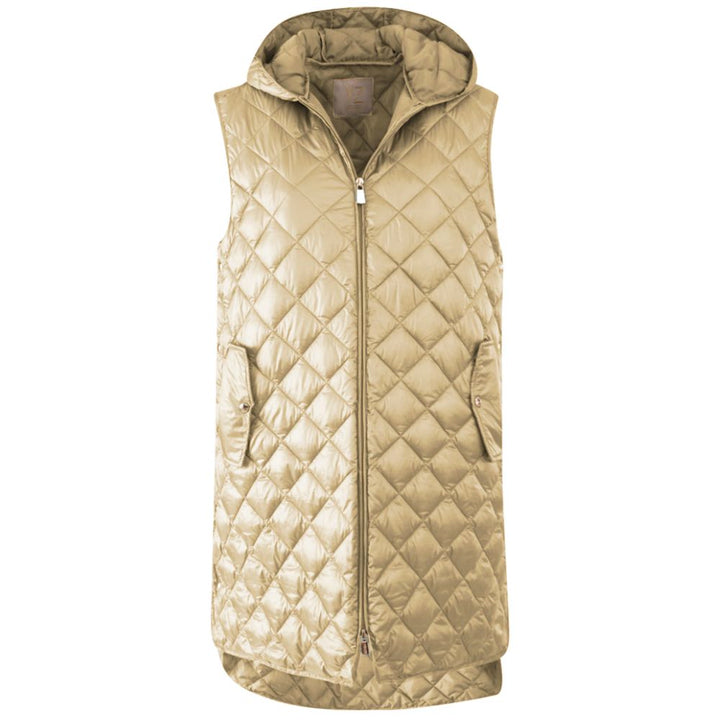 Yes Zee Beige Nylon Vest