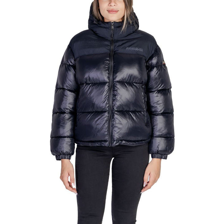 Napapijri Black Polyamide Jackets & Coat