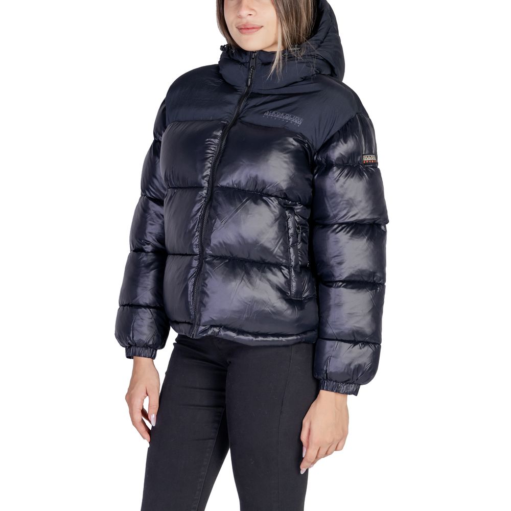 Napapijri Black Polyamide Jackets & Coat