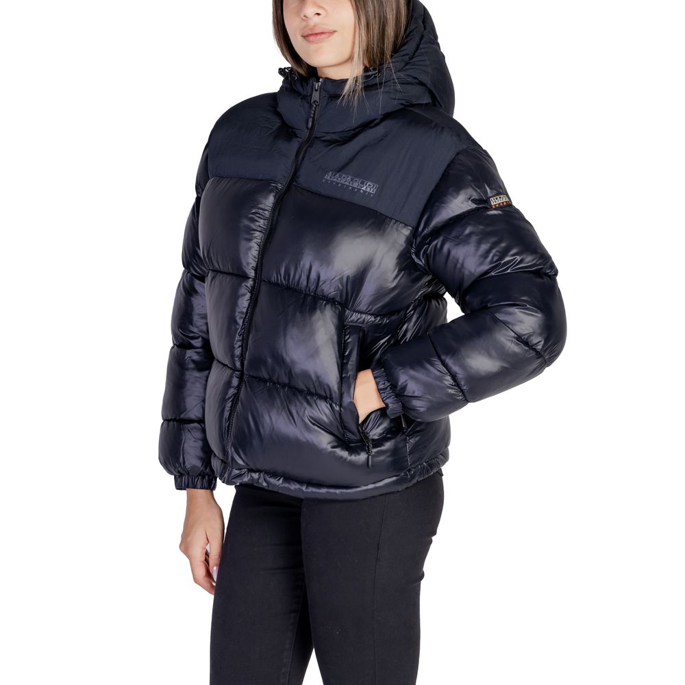 Napapijri Black Polyamide Jackets & Coat