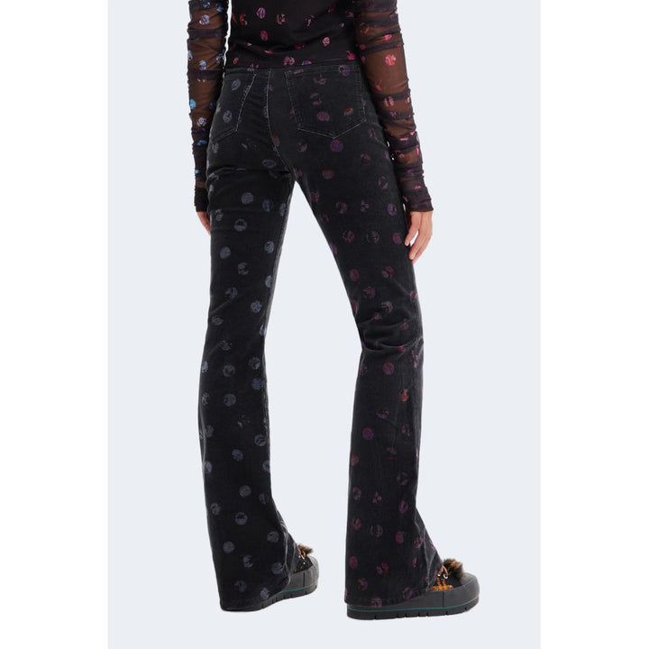 Desigual Black Cotton Jeans & Pant