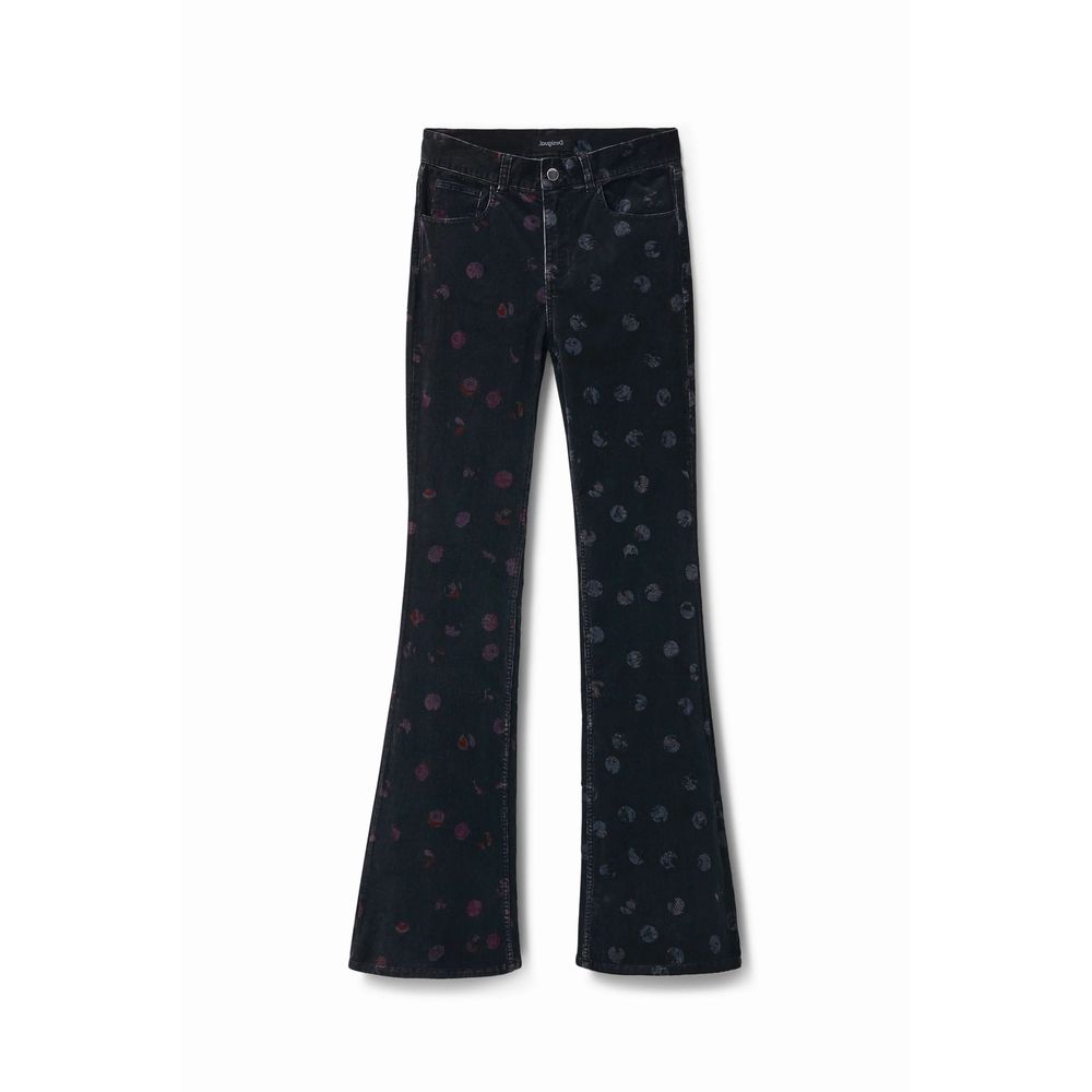 Desigual Black Cotton Jeans & Pant