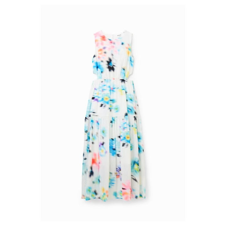 Desigual White Polyester Dress