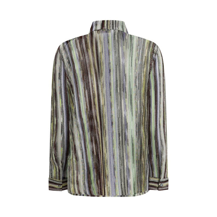 Missoni Shirt with iconic multicolored pattern