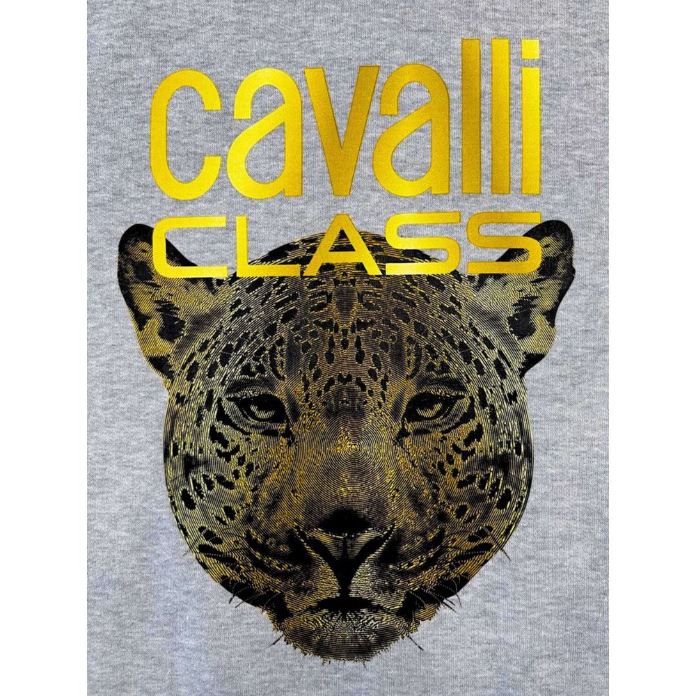 Cavalli Class Gray Polyester Women Sweater