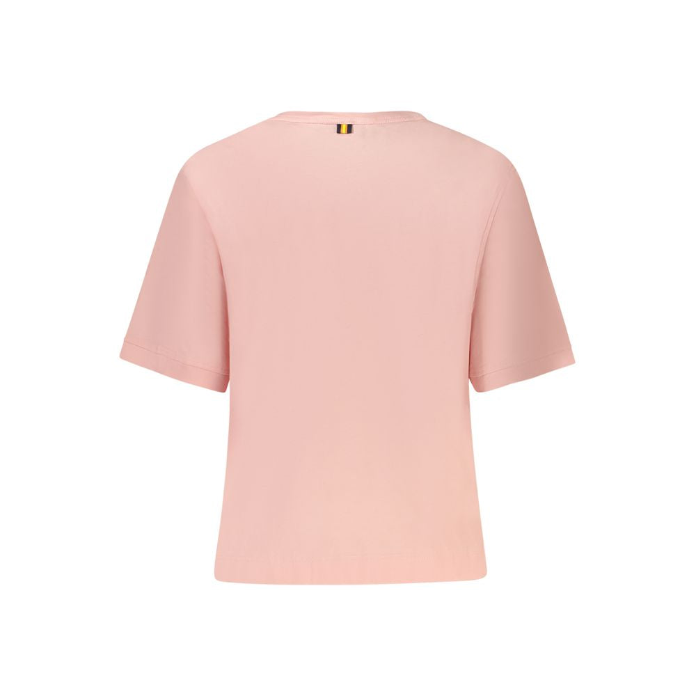 K-WAY Pink Cotton Women Top