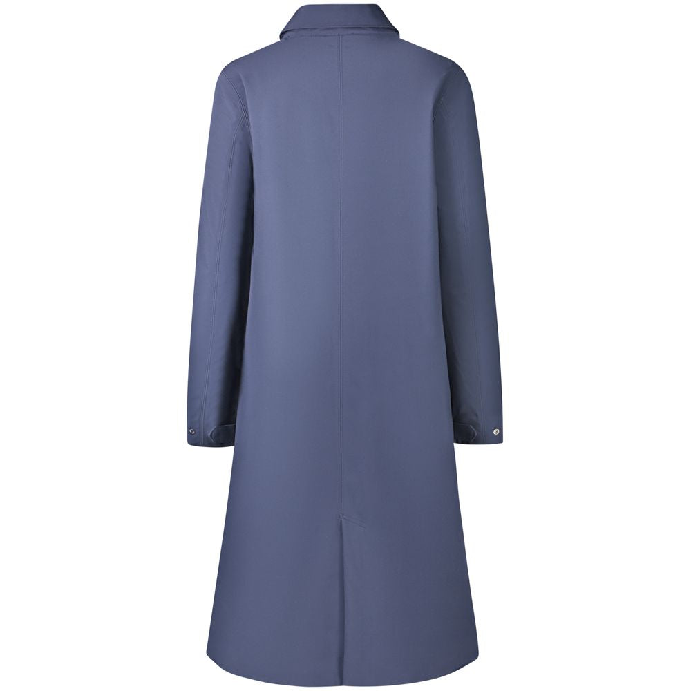 K-WAY Blue Polyester Women Coat