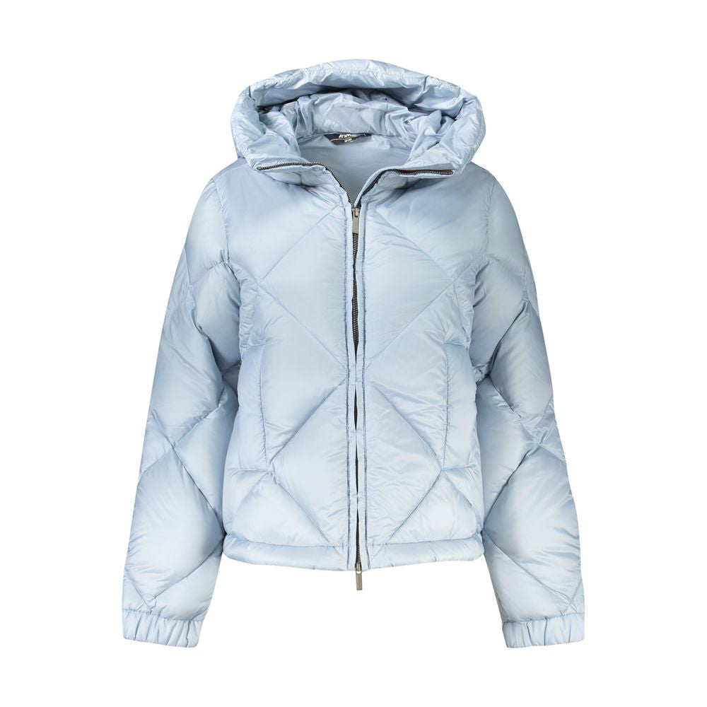 K-WAY Light Blue Polyester Women Jacket