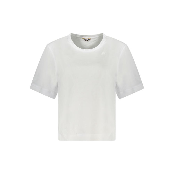 K-WAY White Cotton Women Top