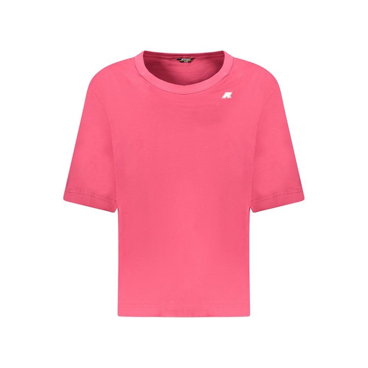 K-WAY Pink Cotton Women Top