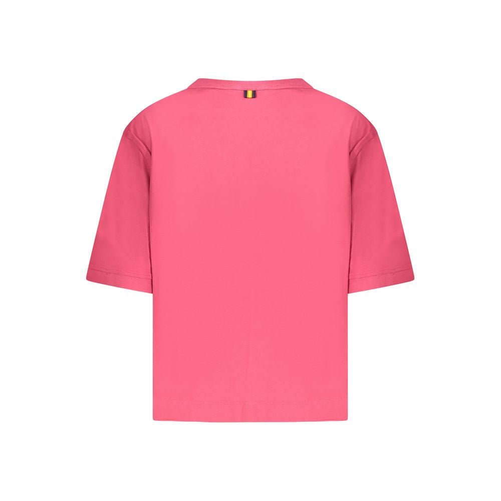 K-WAY Pink Cotton Women Top