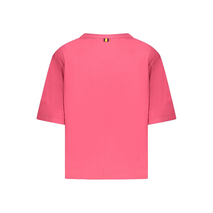 K-WAY Pink Cotton Women Top