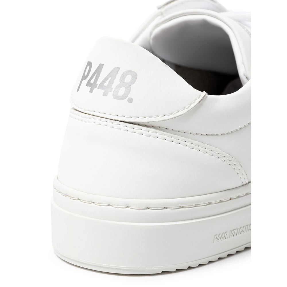 P448 White Leather Sneaker