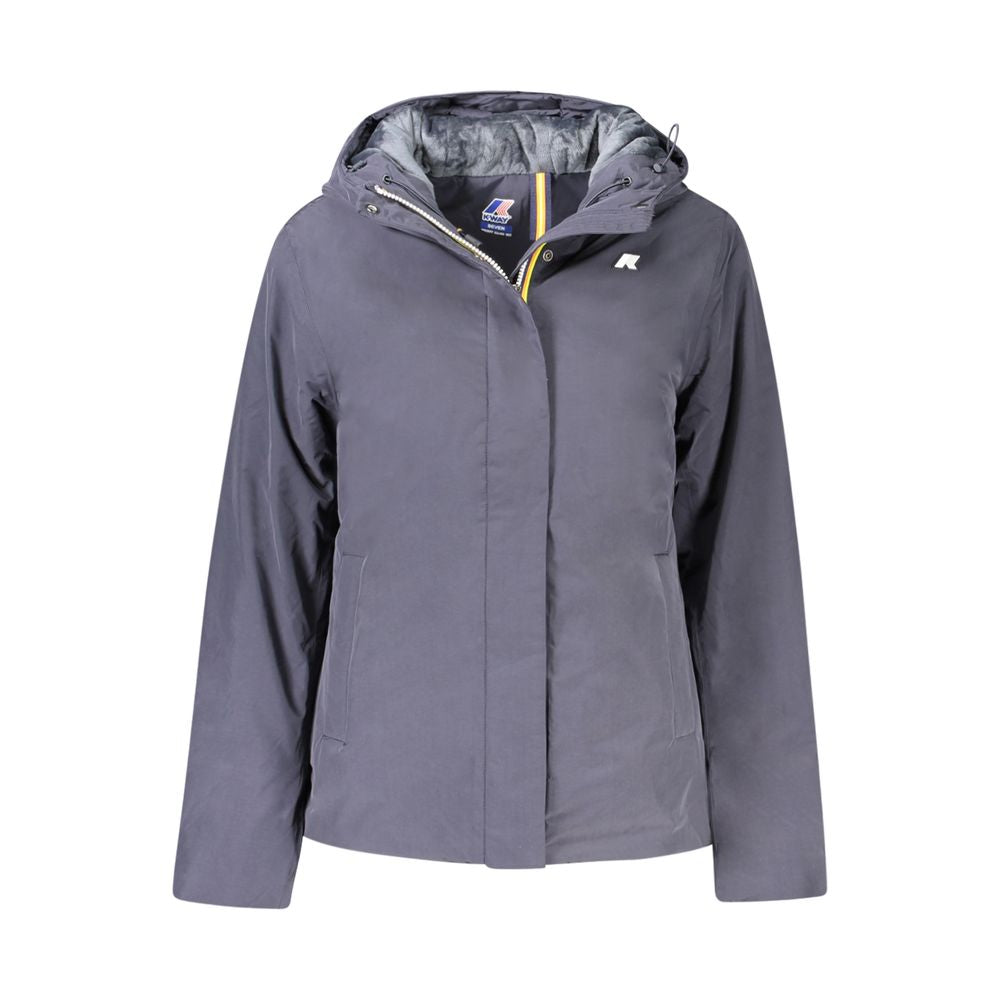 K-WAY Blue Polyamide Women Jacket