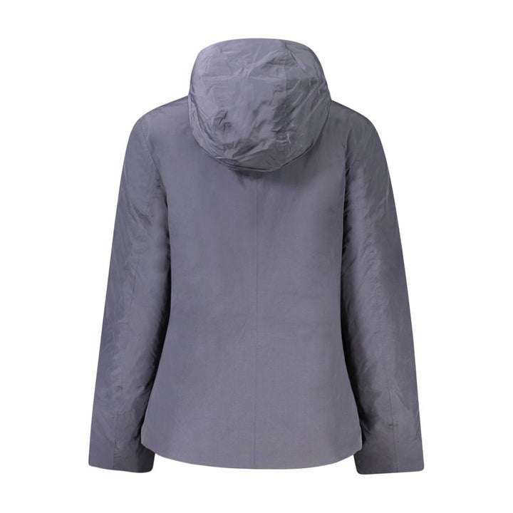 K-WAY Blue Polyamide Women Jacket