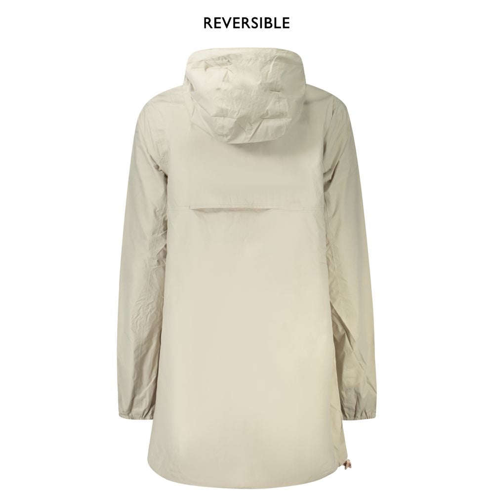 K-WAY Beige Nylon Women Jacket