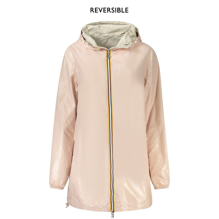 K-WAY Beige Nylon Women Jacket