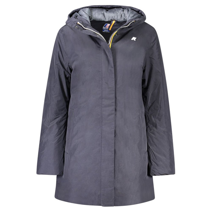 K-WAY Blue Polyamide Women Jacket