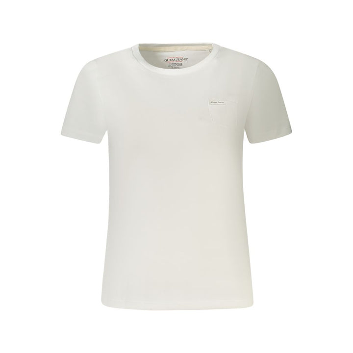 Guess Jeans White Cotton Women T-Shirt