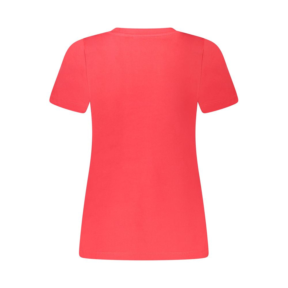 Pepe Jeans Red Cotton Women T-Shirt