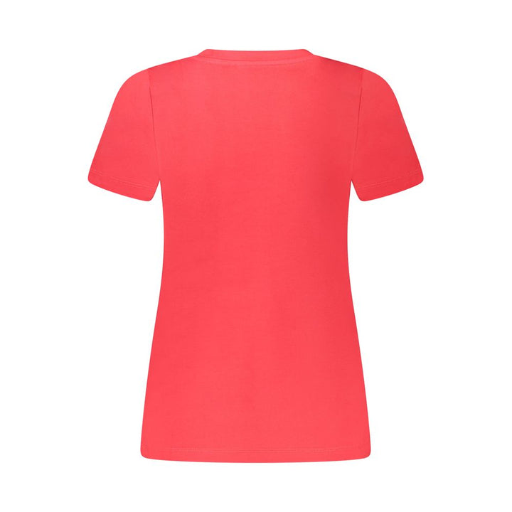 Pepe Jeans Red Cotton Women T-Shirt