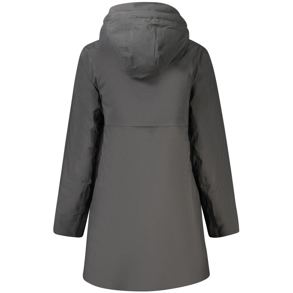 K-WAY Black Polyester Women Coat