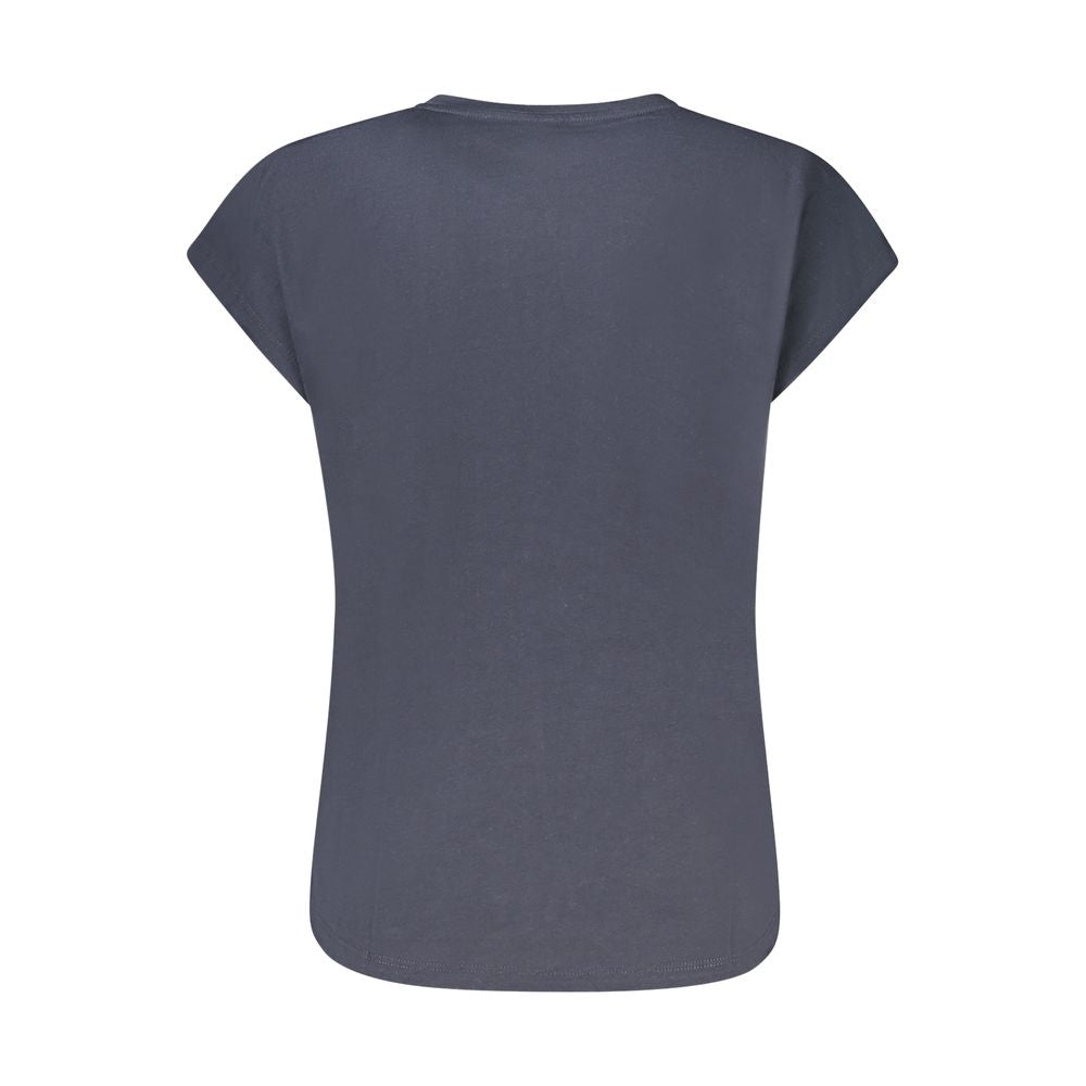 Pepe Jeans Blue Cotton Women T-Shirt