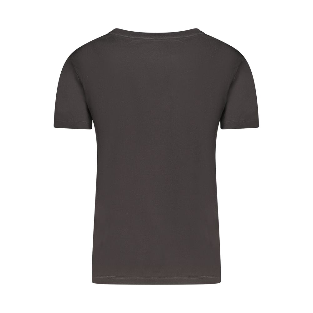 Calvin Klein Black Cotton Women T-Shirt