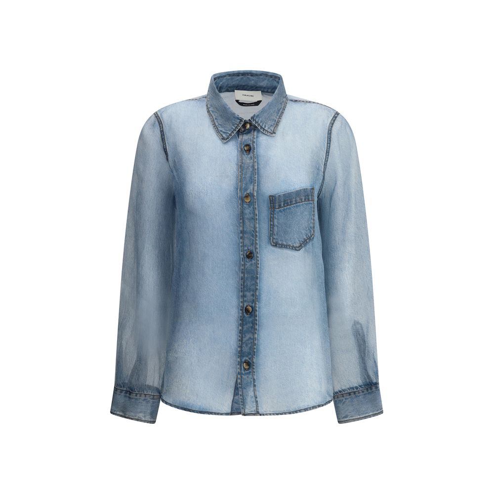 Haikure Ronda Shirt denim print