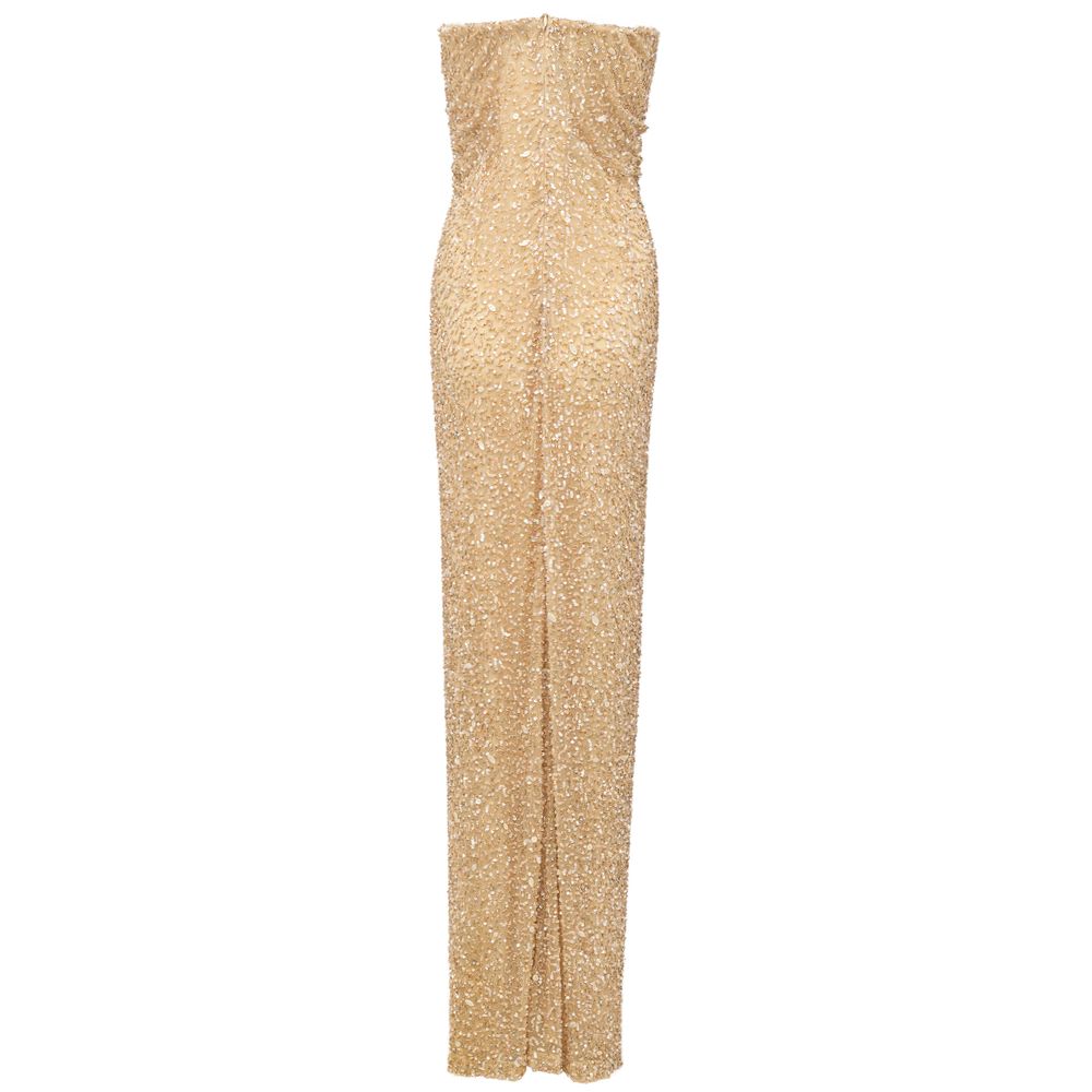 Retrofette Beige Viscose Dress