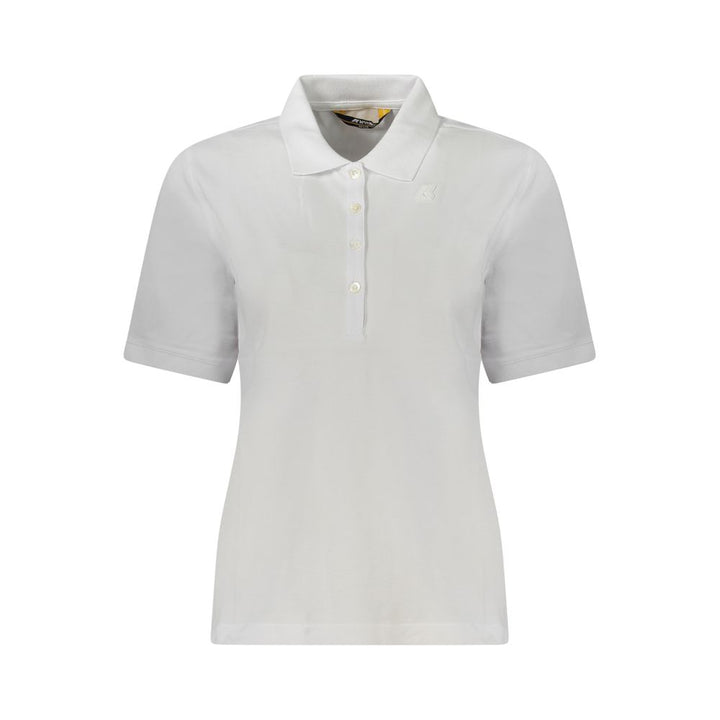 K-WAY White Cotton Women Polo Shirt