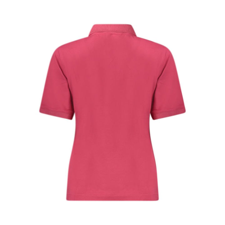 K-WAY Pink Cotton Women Polo Shirt