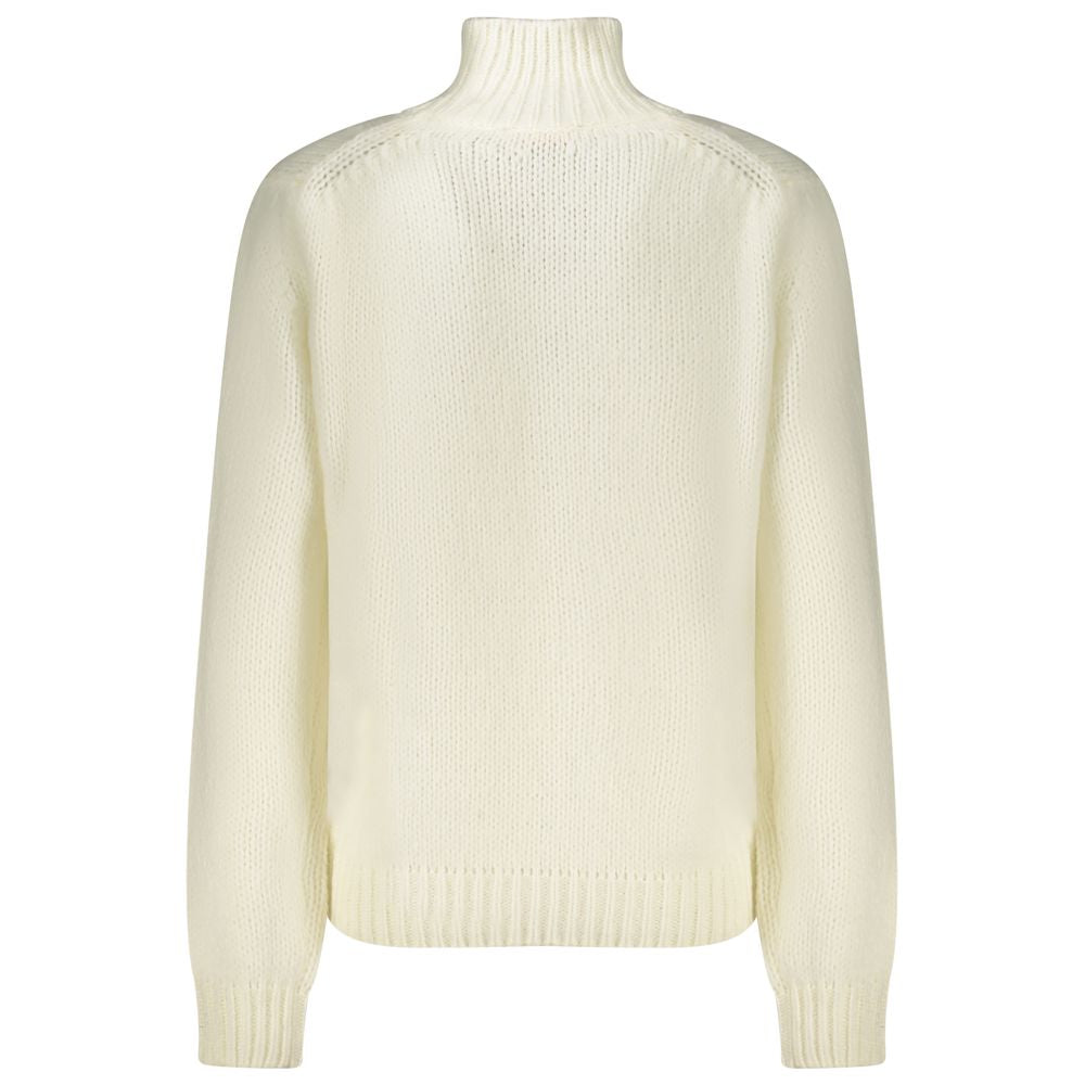 K-WAY White Wool Women Sweater