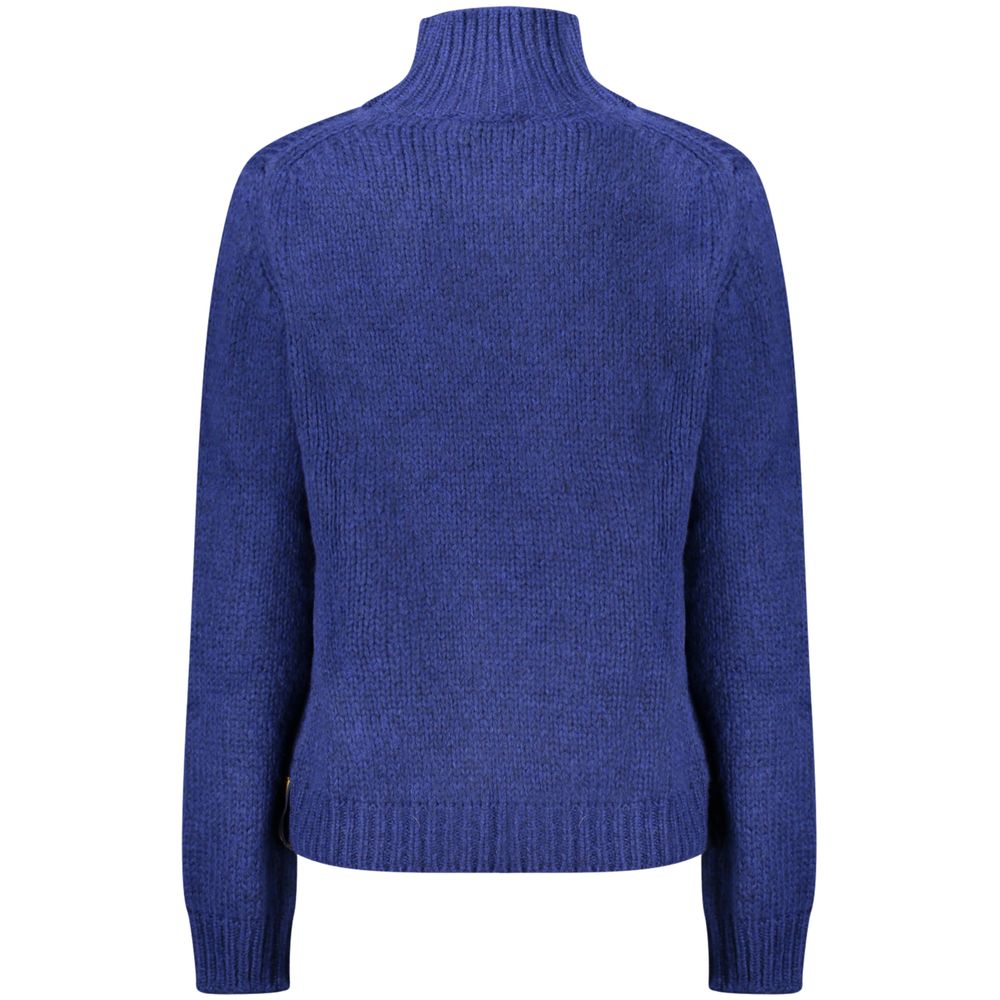 K-WAY Blue Wool Women Sweater